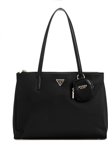 GUESS Power Play Tech Tote, Black, Black, One size