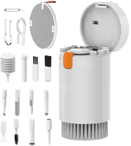 Andoer 20 in 1 Multifunctional Electronic Cleaning Kit with Storage Box for Cameras/Lenses/Headphones/Keyboard/Laptop/Tablet/PC Monitor Cleaning Tools