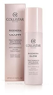 Collistar Rigenera Glow, Anti-Falten Gesichtscreme für Frauen, Leuchtende und Anti-Falten Behandlung, Reduziert Falten und feine Linien, Strahlender und leuchtender Teint, Rosafarbene Textur, 50 ml