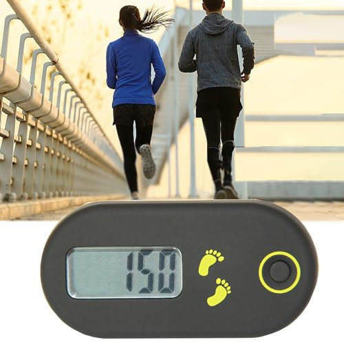 WYFCR Mini Walking Pedometer, 3D Pedometer for Walking, Mini Fitness Walking Steps Counting, ultra-low energy consumption, Accurate Step Counter with Display for Steps for Seniors Men Women