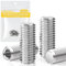 Caianwin Lot de 5 vis sans tête M4 x 10 DIN913 à six pans creux en acier inoxydable pour poignée de porte, support