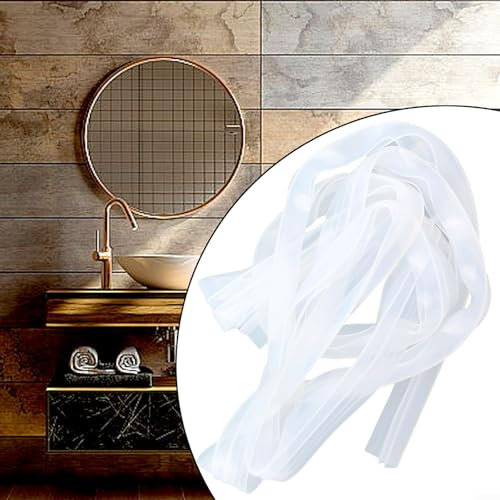 Shower Door Seal Strip for 6Mm Glass, 2M F-Shape Bath Shower Screen Door Seal Strip, for Curved and Vertical Screens Or Doors