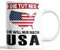 USA Tasse | die tut ni die will nur nach USA | Amerikanische Geschenk Amerianische Flagge Tasse Amerikanischen Würzeln Kaffeebecher lustig