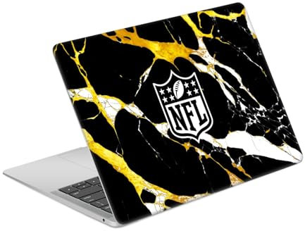 Head Case Designs Offizielle NFL Marmor Schild Vinyl Haut Aufkleber Abziehbild Abdeckung kompatibel mit MacBook Air 13.3 A1932/A2179