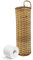 Paluplus Portarotolo da Terra in Vimini, Misura 16x42 cm, Porta Carta Igienica in Vimini Intrecciato con Maniglia, Fino a 4 Rotoli -436C0,9