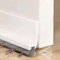 Vingspina 100cm Blanco Junta de Cepillo para Puerta, Burlete Bajo Puerta, Burlete Silicona Puerta Autoadhesivo para Burlete de Puerta, Ajustable Tira de Sellado para Antipolvo, (White)