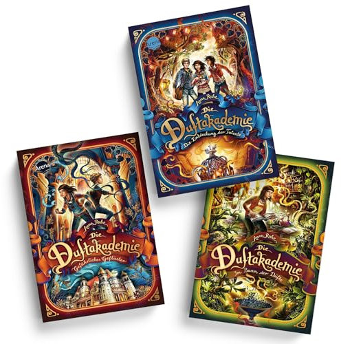Die Duftakademie 1, 2 & 3 von Autorin Anna Ruhe – Bücher Set mit Lesezeichen & Magisches Abenteuer aus dem Duftapotheke-Universum für Kinder ab 10 Jahren & Geschichten über geheime Düfte