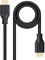 HDMI Cable V2.0 4K@60Hz 18Gbps CCS Black 0.5m - Ideal for connecting high-definition devices and transmitting quality video and audio.