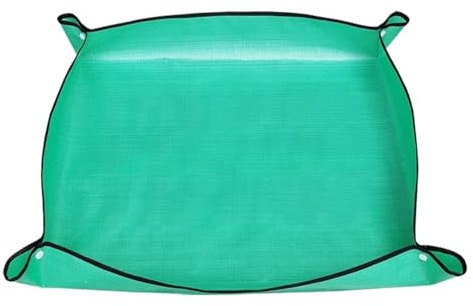 Wadakada 150 cm Pflanzmatte, Garten-Anbaumatte, Wasserdichte Unterlage zum Umpflanzen, Faltbarer Blumentopf für Gartenpflanzen