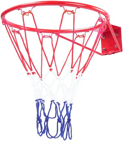 Tragbarer Basketballkorb zum Aufhängen an der Wand, für drinnen und draußen, abnehmbar, professioneller Schul-Basketballnetz, Wandmontage, Basketballkorb-Netz