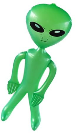 Aufblasbarer Alien,Halloween Riesen PVC Dekoration 90 cm | Aufblasbares Alien Ballon Spielzeug | Für Feiern Im Garten Auf Der Terrasse Im Hof Und Rasen Bei Geburtstag Weihnachten Und Festen