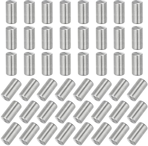 QUARKZMAN 88pz 6mm x 12mm, Cilindrica Perno in 304 Acciaio Inox, Spina Centraggio, Perno di Supporto in Metallo, Perni per Produzione Meccanica Industria Installazione Mobili, Argento