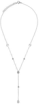 Heideman Y-Halskette Damen Nirella Edelstahl 41+5cm | Filigrane Kette mit Plättchen-Anhänger, Layering-Look, alltagstauglich, schöne Geschenkidee zum Valentinstag oder Geburtstag