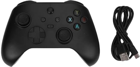YUEHISY Controller Bluetooth Multipiattaforma per PC, Joystick Doppio Effetto Hall, Doppia Vibrazione Lineare, Tasti Programmabili, Turbo, Ricaricabile