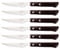 Tramontina Steakmesser Spanish Style, Set 6-teilig, Edelstahl, Holzgriff, FSC, Braun