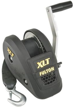 Fulton Treuil 142320, 635 kg, Vitesse Unique avec Sangle de 6 m, Housse Noire, 1 Paquet