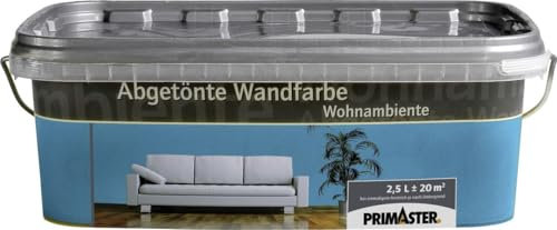 Primaster Wandfarbe Wohnambiente 2,5L Petrol Matt Innenfarbe Deckenfarbe