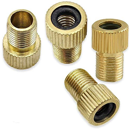 4 Adattatori Universali per Valvole - Da PRESTA a SCHRADER specifici per Bici da Corsa e Mountain Bike - Gonfia con il compressore o la Pompa a pedale - Made in Italy - AlGiustoPrezzo ® ™