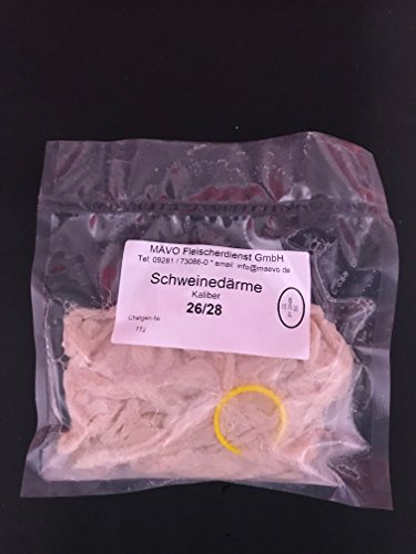 Schweinedarm 26/28 1A Qualität 91 Meter Bund