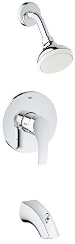 Grohe 3501220A Mischbatterie für Badewanne / Dusche, mit Druckausgleichsventil, verchromt