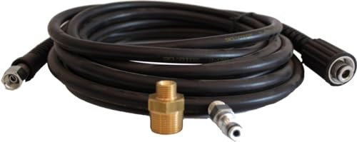 Lavorwash LAVOR RICAMBI Tubo PROLUNGA Kit + Raccordo Giunzione Tubi - Ideale per Allungare Il Tubo idropulitrice Tubo + Niples filettato Maschio m22 1/4