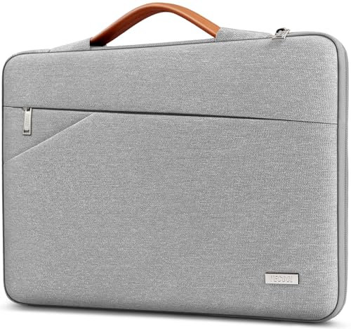 TECOOL 13 Zoll Laptoptasche Hülle für MacBook Air 13 13,6 M4 M3 M2(2022-2025), MacBook Air 13 M1(2018-2021), MacBook Pro 13(2016-2022), 13-Zoll iPad Pro/Air Tasche, Surface Pro 10/9/8/X, Grau