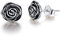 Lotus Fun Boucles D'oreilles forme fleur Rose en Argent