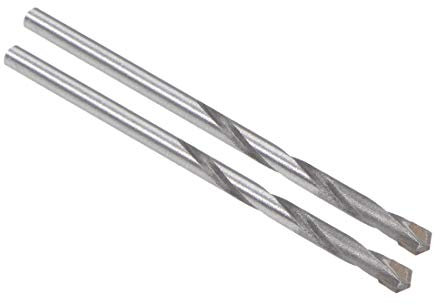 sourcing map Cemented Carbide Twist Drill Bits 3.2mm Metal Drill Cutter for Stainless Steel Copper Aluminum Zinc Alloy Iron 2 Pcs