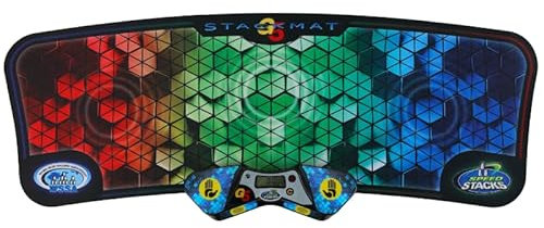 Speed Stacks | G5 Stackmat (Timer and Voxel Glow Mat) | Approved by Sport Stacking & Cubing Associations | Accuracy to 0.001 Seconds | Batteries Included