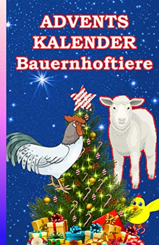 Adventskalender Bauernhoftiere: 24 Bauernhof Bilder zum Ausmalen
