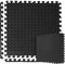 Trintion 4.32㎡ 60x60x1cm Bodenschutzmatte 12 Stück Eva Schutzmatte Sportmatte Fitnessmatte Gymnastikmatte Puzzlematte Unterlegmatte Poolmatte Fallschutzmatte für Büro Bodenschutz Fitnessgerät Yoga