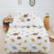 Dinosaurs Bedding Set fit to Junior Toddler Cot Bed Duvet Cover with Pillow Case for Girls Boys(2Pcs, 120x150cm)