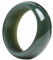 YZDKJ Schwarze grüne Jade Ringe Jadeite Jade Ring männlich und weibliche Jade Ring Jade Geschenk Ringe Marke Männer Frauen Echt Jade (Ring Size : 10)