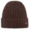 Barts Herren Haakon Turnup Beanie-Mütze, 0009-BROWN, Einheitsgröße