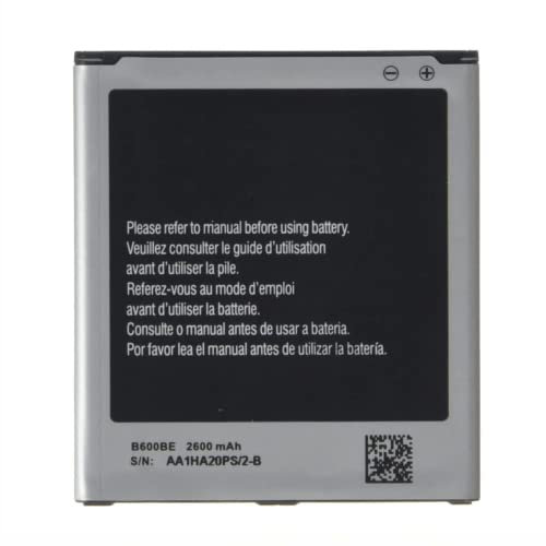Audiosystem Batterie pour Samsung EB-B600BU pour Galaxy S4 GT i9505 i9515 2600 mAh