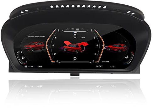 MOOKAKA Für BMW X5 E70 X6 E71 2006-2013 LCD-Display Digitale Instrumententafel Multifunktionsgerät Tacho Haupteinheit 12,3 Zoll HD 1080P