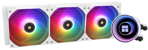 Thermalright Frozen Notte 360 White ARGB V2 Water Cooling CPU Cooler, 360 Specification CPU Liquid Cooler,3 PWM Fans, for AM4/AM5,Intel lga1700/1851/115x/2011