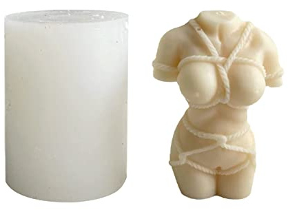 3D-Form für Frauen, Torso-Kerze, Bindungsseil, Silikonform, Körperkunst, Silikon-Kerzenform für Kerzenherstellung, Aromatherapie, Seife, Epoxidharz, Gießen, Gips, Statue, Dekoration, DIY-Handwerk