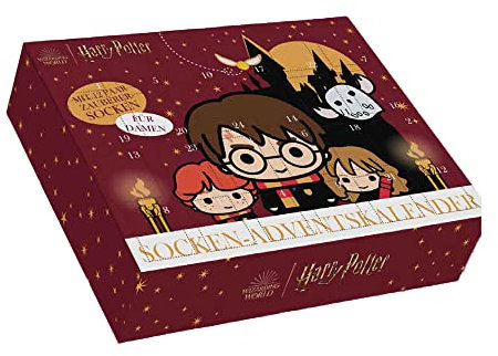Harry Potter - Socken Adventskalender Damen - Christmas Advent Calendar Socks 39/42