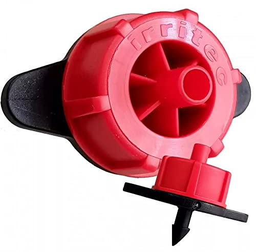 [Pack 100] Gotero Autocompensante 8 l/h desmontable para su limpieza. Gotero de riego con presión trabajo 1 a 4 bar. Gotero para riego agrícola y jardinería. Gotero pinchado apto para microtubo