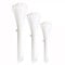 100pc White Plastic Cable Ties, 3 Different Sized Tie Wraps, Durable Strong Plastic Material Ensuring Longevity, Self Locking Zip Ties Ideal for Home, Office, Garden and DIY (White)