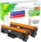 GREENPRINT [Kein Chip mit speziellen Werkzeugen] Kompatible Tonerpatronen 142A W1420A 2 Schwarze 1000 Seiten für H P MFP M139 M140 M140W M110 M110W Drucker