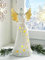 Dekoleidenschaft LED Dekofigur Engel Goldflügel aus Porzellan, weiß/Gold, 25 cm hoch, Weihnachtsdeko, Engelfigur für Weihnachten, Weihnachtsfigur
