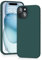 YATWIN Silicone Case for iPhone 15 Plus, Soft-Touch, Shockproof, DustProof, Antiskid Full Body Armour Phone Cover for Apple iPhone 15 Plus - Dark Green