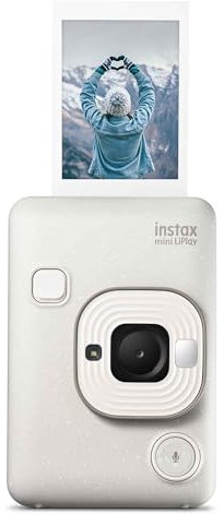 Fujifilm INSTAX Mini LIPLAY Hybrid Instant Camera - Misty White