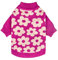 Fitwarm Hundepullover mit Blumenmuster, Thermo-Sweatshirt, Winterkleidung für kleine Hunde und Mädchen, Hundepullover, Haustier-Outfit, Hot Pink, Weiß, Größe S