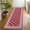 SHACOS Hallway Runner Rug 50 x 150 cm Washable Runner Rug Non Slip Hallway Hall Runner Rug Narrow Runner Rug Entrance Runner Rug Carpet Runner Rug for Kitchen Hallway Entryway, Red