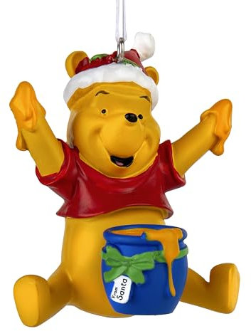 Hallmark Adorno de Winnie The Pooh, decoración de árbol de Winnie The Pooh, Adorno Colgante de Disney, Adorno Colgante de Navidad, Regalos para Navidad