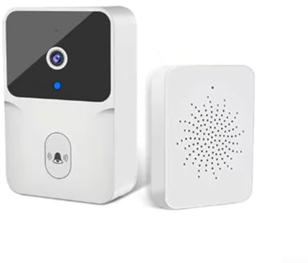 Timbre de video Tuya, timbre inalámbrico Ring Doorbell cámara de video inalámbrico, audio bidireccional, 1080P completo y para noche (M8 )