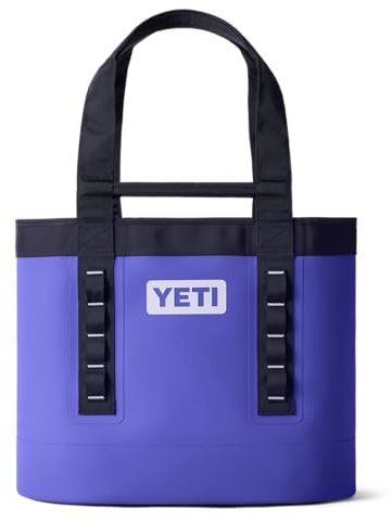YETI Camino 35 Carryall Tote Bag with Interior Dividers (Ultramarine Violet) – All-Purpose Waterproof Bag for Camping or Beach – Keeps Gear Dry – Stays Upright to Prevent Spills – 3 Year Warranty